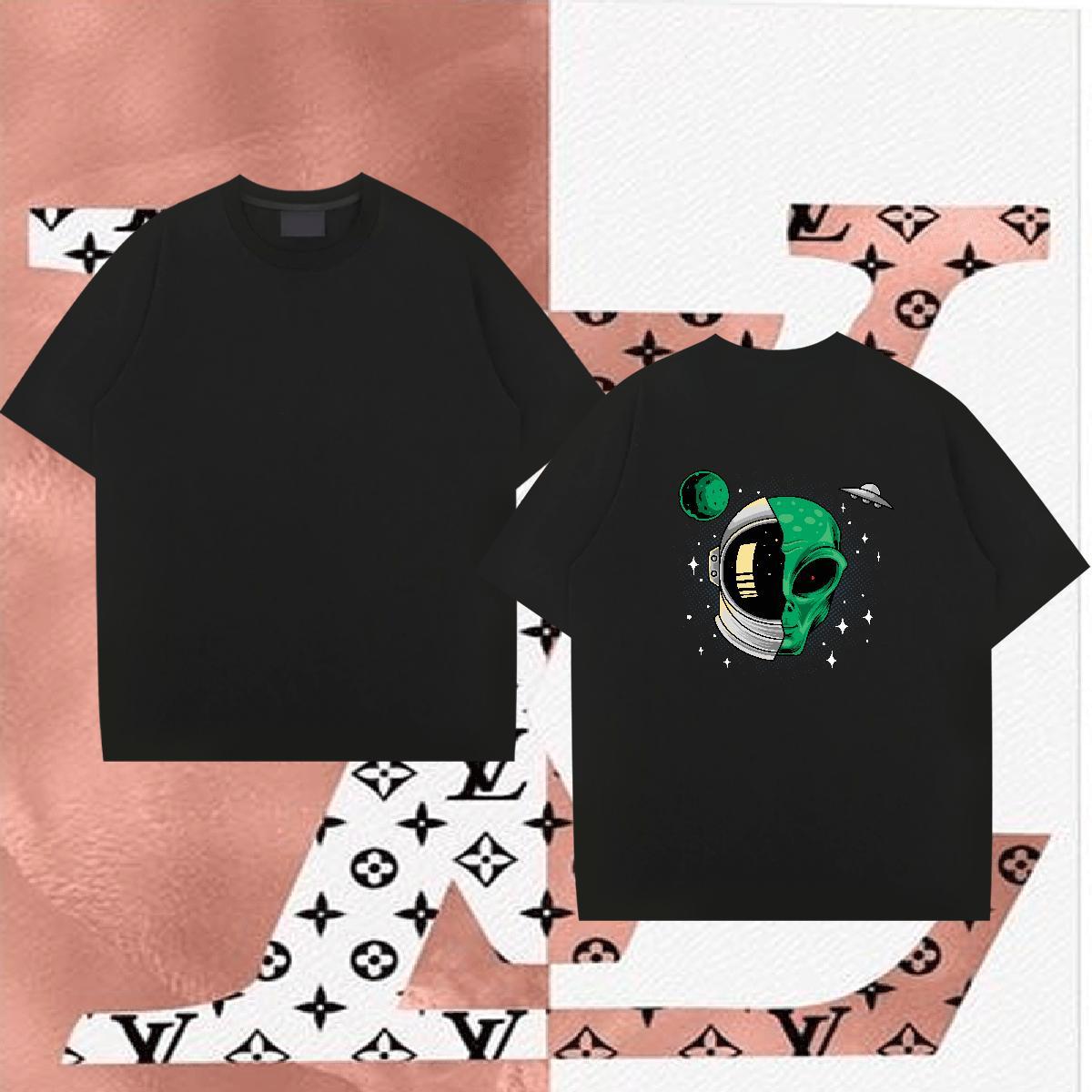 Designer T-Shirts for Men 230g 100% Cotton ET Daily Outfit Custom Cartoon Short Sleeve Soft Tshirts 2024 Designer Tees
