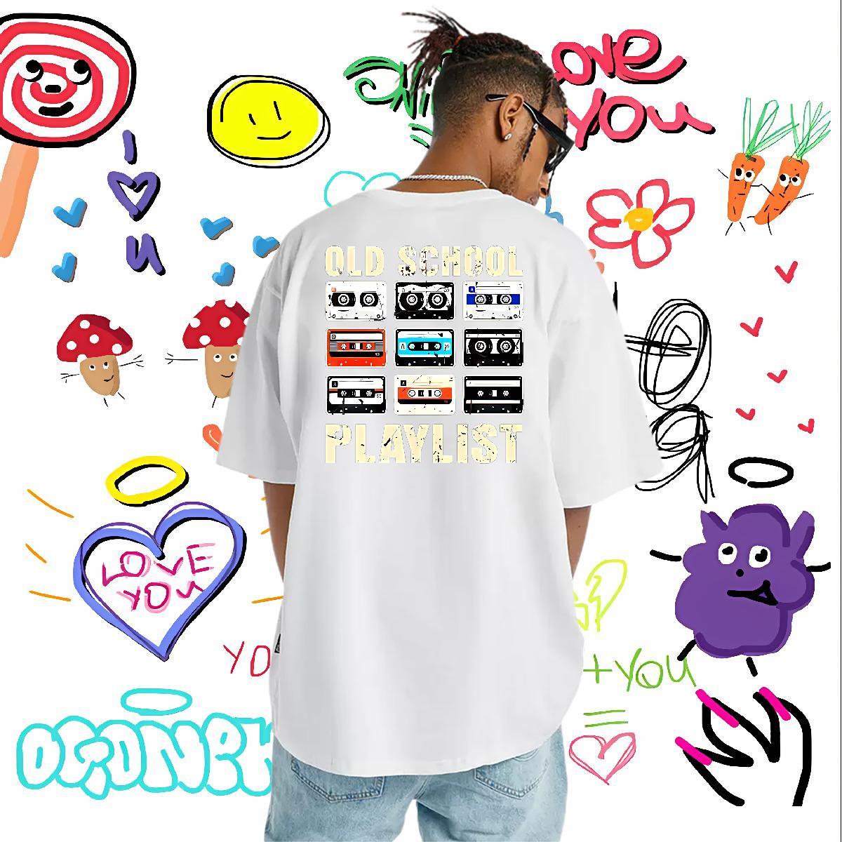 Factory Direct Tshirts radio Spring Summer 230g 100% Cotton Tops Tees O-Neck Short Sleeve TOP Quality Man T Shirts Custom Print Plus Size