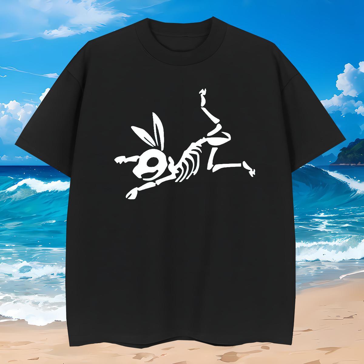 Loose Men T Shirts 100% Cotton 230g skull Street Casual Customized Pure Cotton Men Clothes T-Shirt Stylist Tees Shirts
