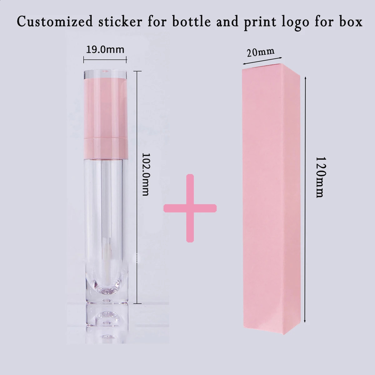 Custom Lip Glosslipstick Package Kit Gloss Wholesale Tube Bottle Container with Sticker Bulk Makeup 240801