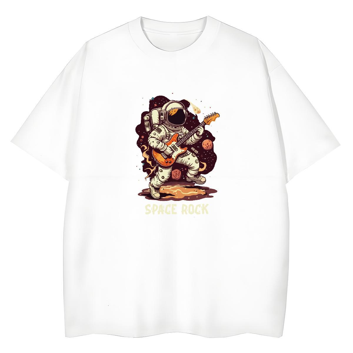 Designer Women Tshirts 230g 100% Cotton universe Daily Outfit T shirt Breathable Short Sleeve DIY Anime Printed Tops