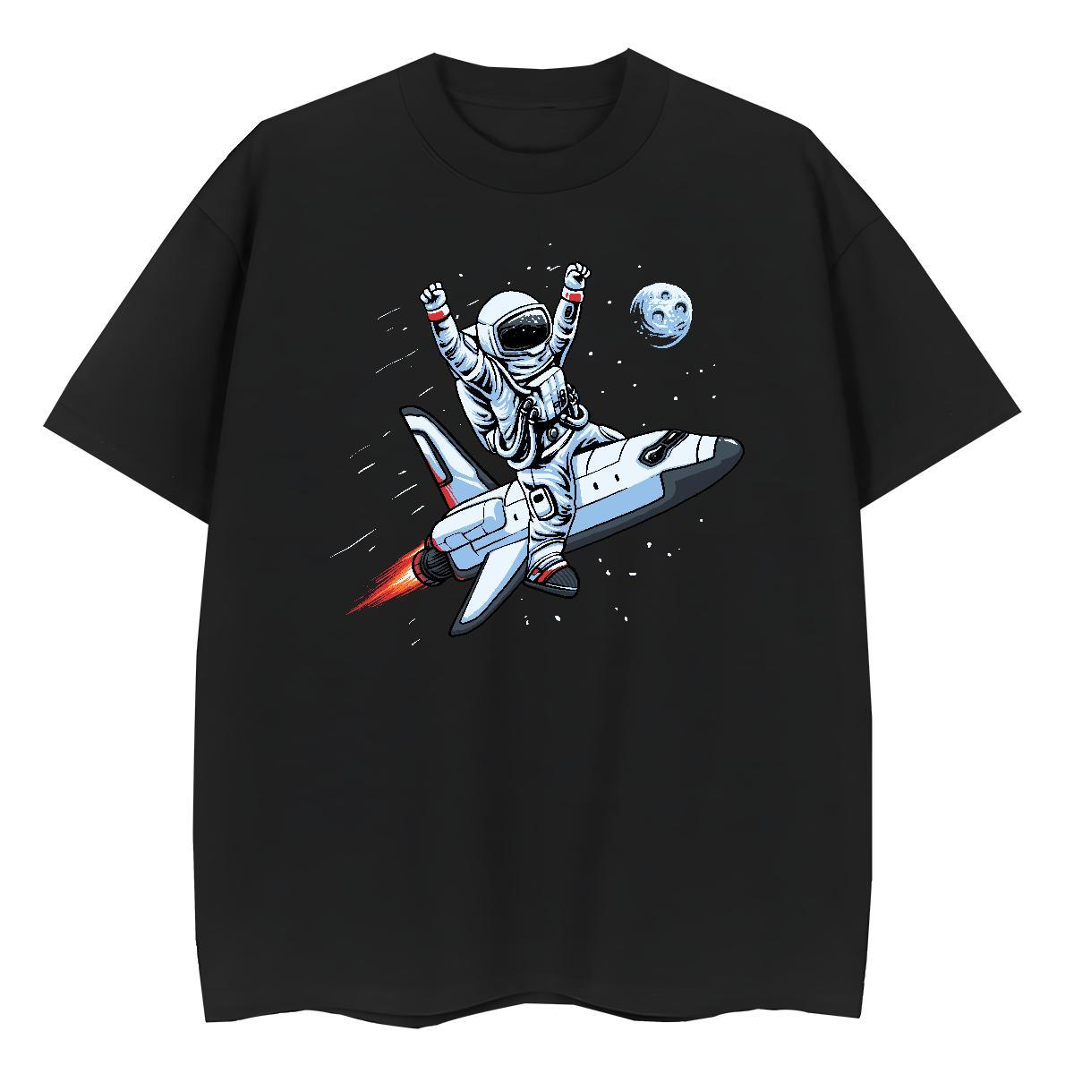 Designer Woman Tshirt 230g Cotton universe Street T Shirt For Woman Breathable Short Sleeve Customized Print Clothes