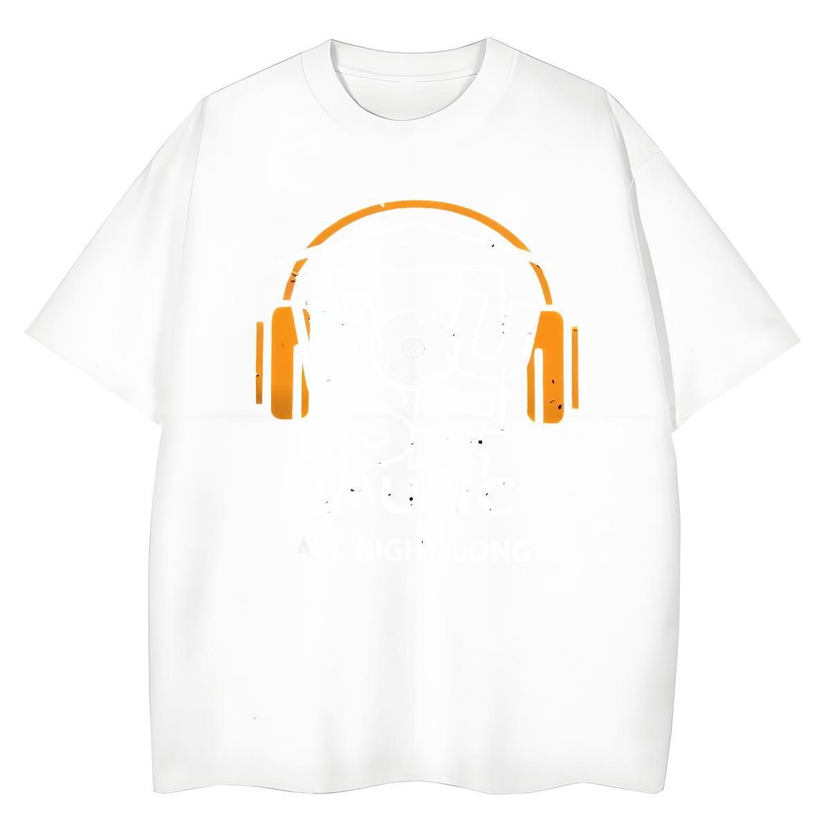 5A Womens Tshirts 230g Cotton English Home Outdoor Womens T Shirts Short Sleeve O-Neck DIY Anime Clothings