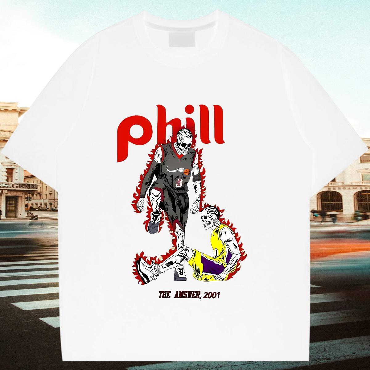 Loose Fit T-Shirts for Men 230g Cotton skull Casual Daily Wear Anime Breathable Short Sleeve Tshirts Factory Direct Top Tees