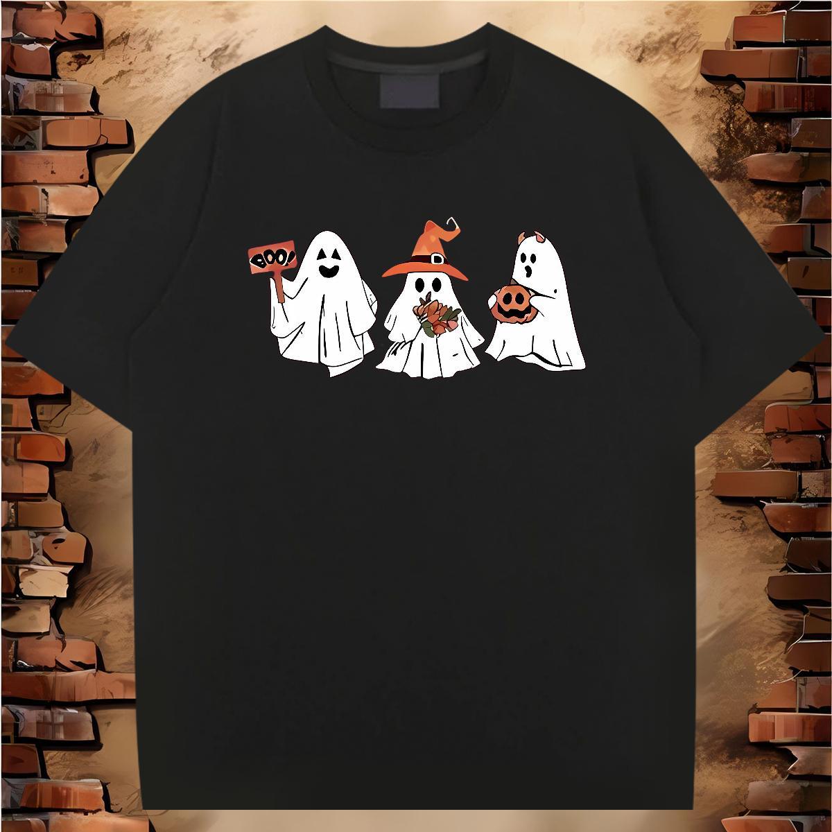 Wholesale T shirt 100% Cotton 230g monster Anime Printing Street Custom Anime O-Neck Short Sleeve Tshirt for Man Woman Factory Direct Tees