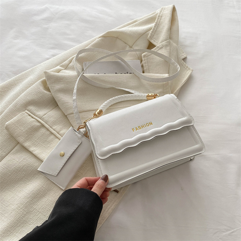 Women New Bags Simple Fashionable Casual Personality Versatile Solid Color Shoulder Crossbody Bag Free shipping