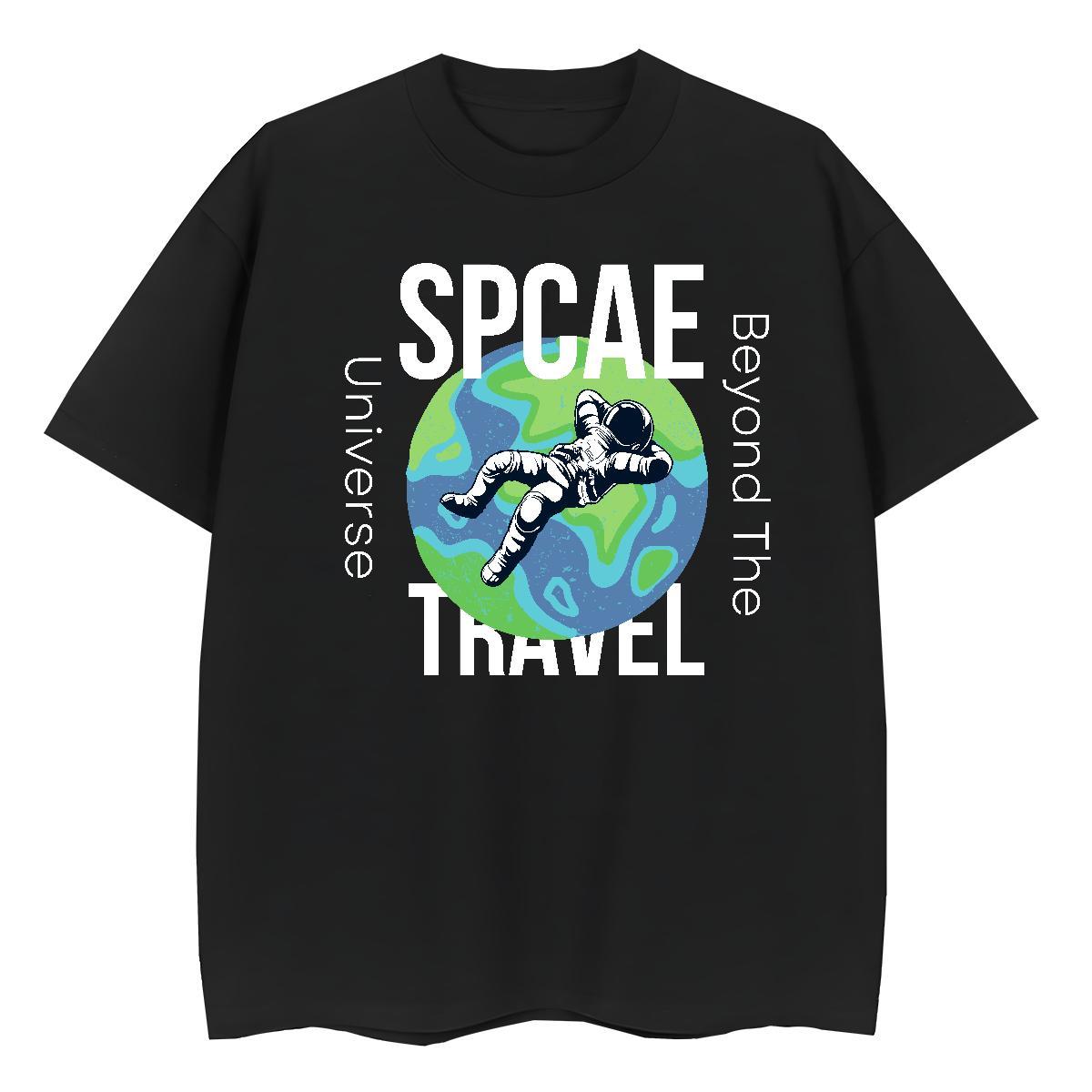 Designer Nice Unisex Tshirts 100% Cotton 230g universe Casual Daily Wear T Shirts Women Short sleeve Soft Skull Top Shirts