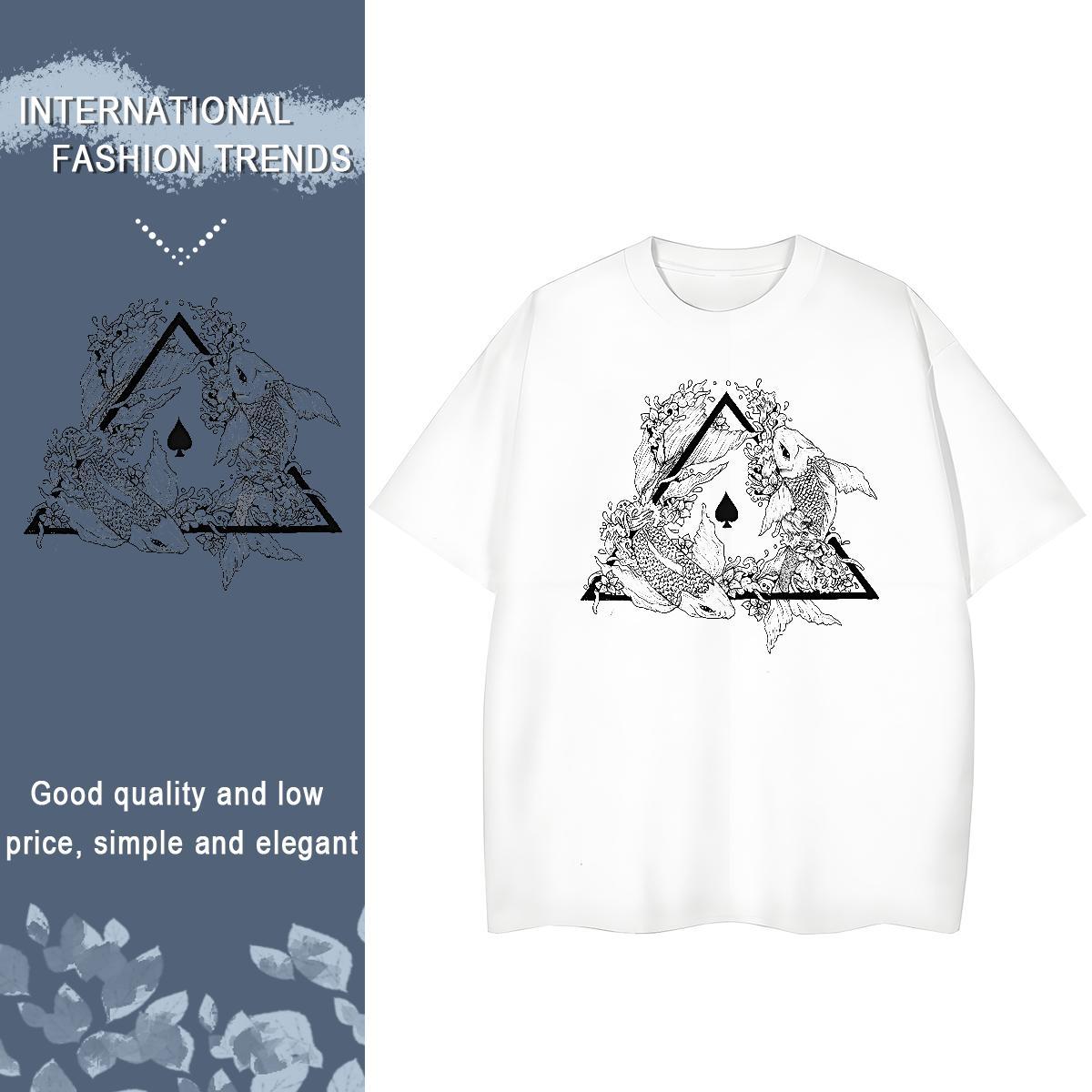 Custom Women T Shirts 100% Cotton 230g Short Sleeve O-Neck Sports Casual eye of the devil Women Tshirts Brand Oversized L-4XL Clothes
