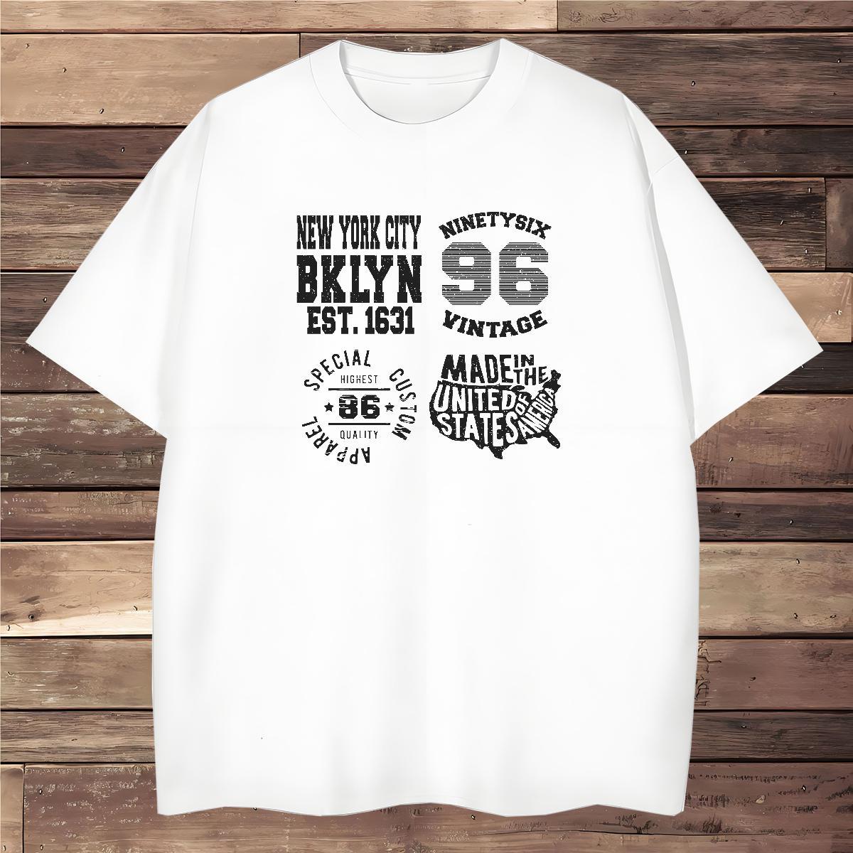Wholesale Men T Shirts 100% Cotton 230g letter Beach Custom Anime Breathable Soft Men Clothes T-Shirt Fashion Casual Tee Shirt