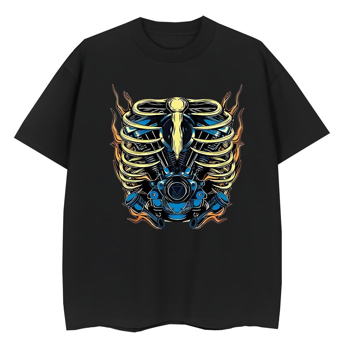 Free Shipping Woman Tshirt 230g Cotton icon Casual Beach Womens T Shirts Crew Neck Black Oversized Tees