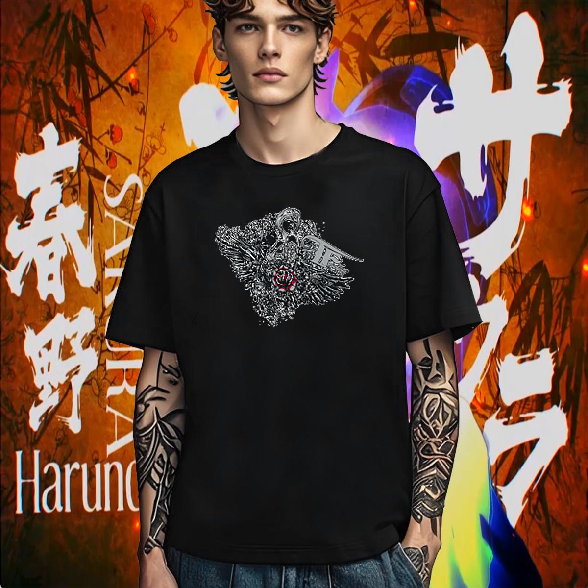 High Quality T-Shirts 100% Cotton 230g skull Daily Wear Oversized Crew Neck Men Clothes T-Shirt Fashion New Tshirts