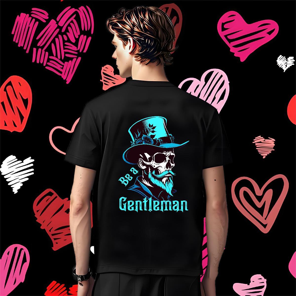 Cool Design Mens T Shirts 230g Cotton skull Casual Customized Crew Neck Men Tees New Polos