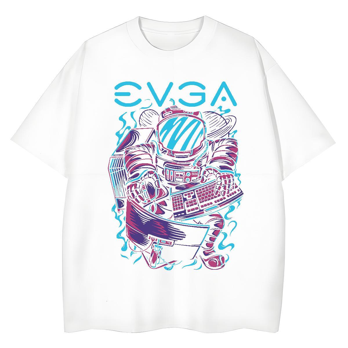 Designer Unisex Tshirts 230g Cotton spaceman Daily Outfit Women T Shirts Breathable Short Sleeve Floral Print Tees Shirts