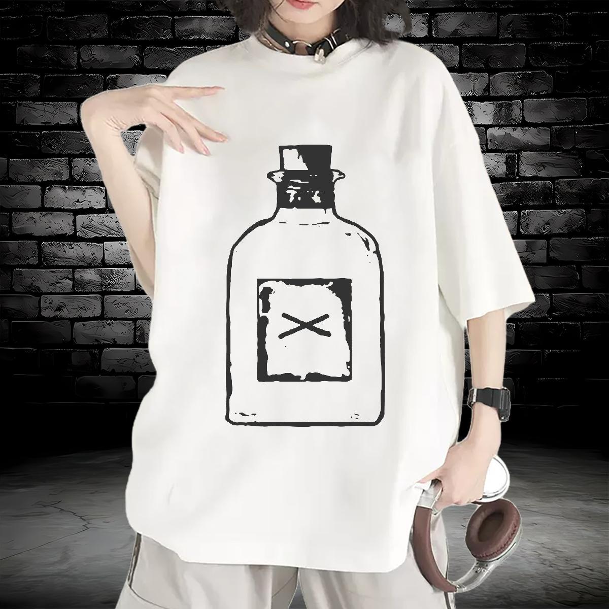 Free Shipping Couples T Shirts 230g Cotton icon Outdoor T Shirt For Woman Comfortable Anime Print Clothes