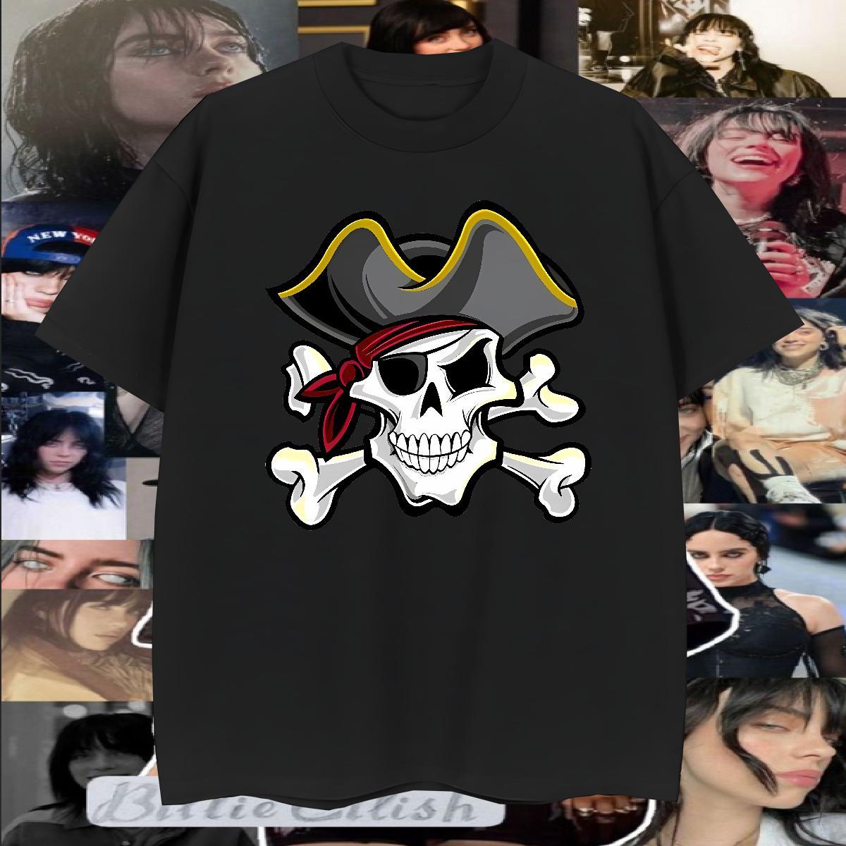 Soft T-Shirts for Men 230g Pure Cotton monster Hip Hop Street Plus Size Cartoon Breathable Crew Neck Men Tees Wholesale Tops Shirt