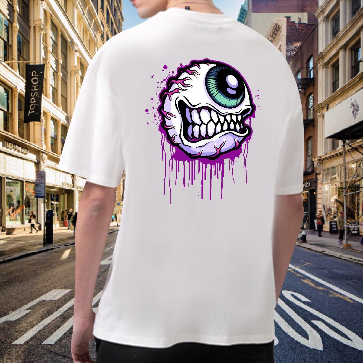 Soft Man T Shirts 230g Pure Cotton ET Casual Beach Custom Cartoon Breathable Short Sleeve Tshirts New Designer Tops Tees