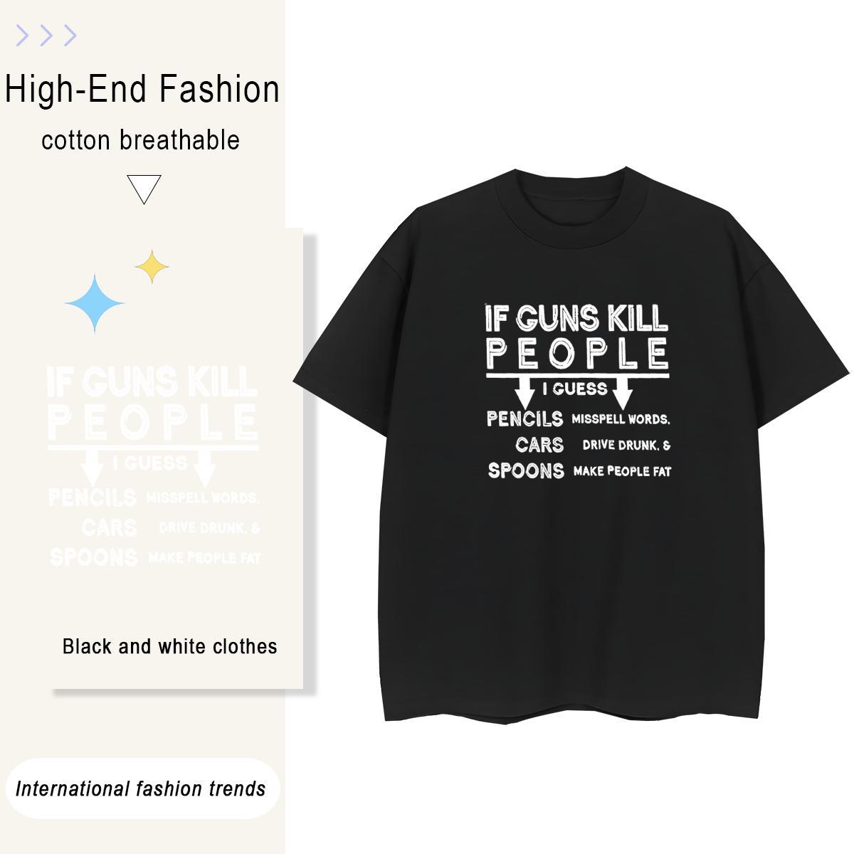 High quality Unisex Tshirts 100% Cotton 230g letter High Street Hip Hop Woman T Shirts Breathable DIY Anime Printed Tees