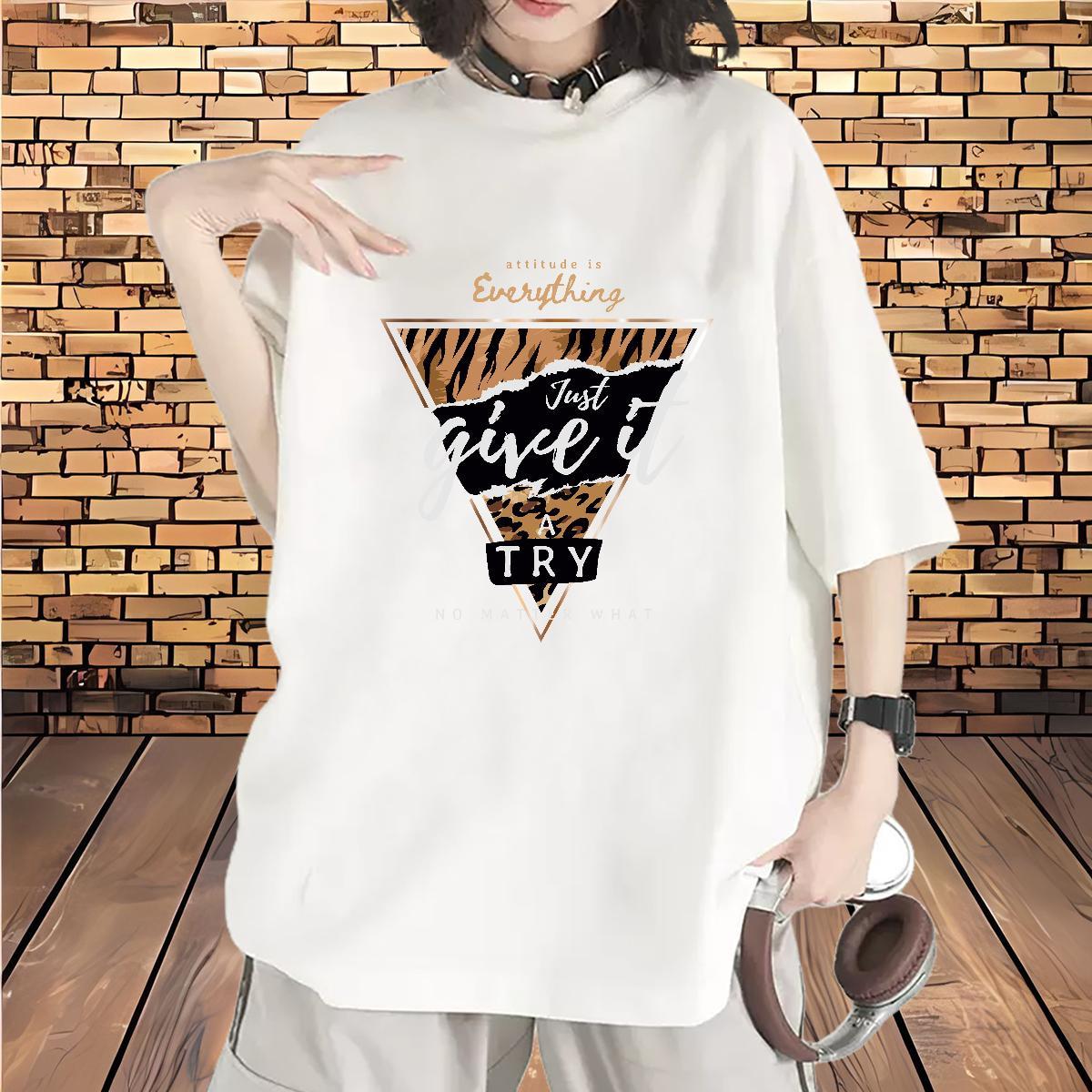 Wholesale Unisex Tshirts 100% Cotton 230g letter Home Outdoor T shirt Breathable Crew Neck Black Oversized Top Tees
