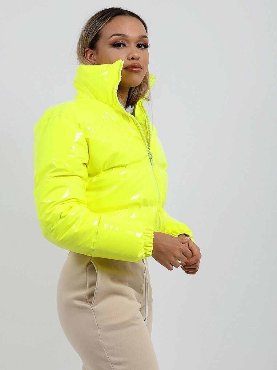Womens New Bright Bread Jacket Down Cotton Jacket