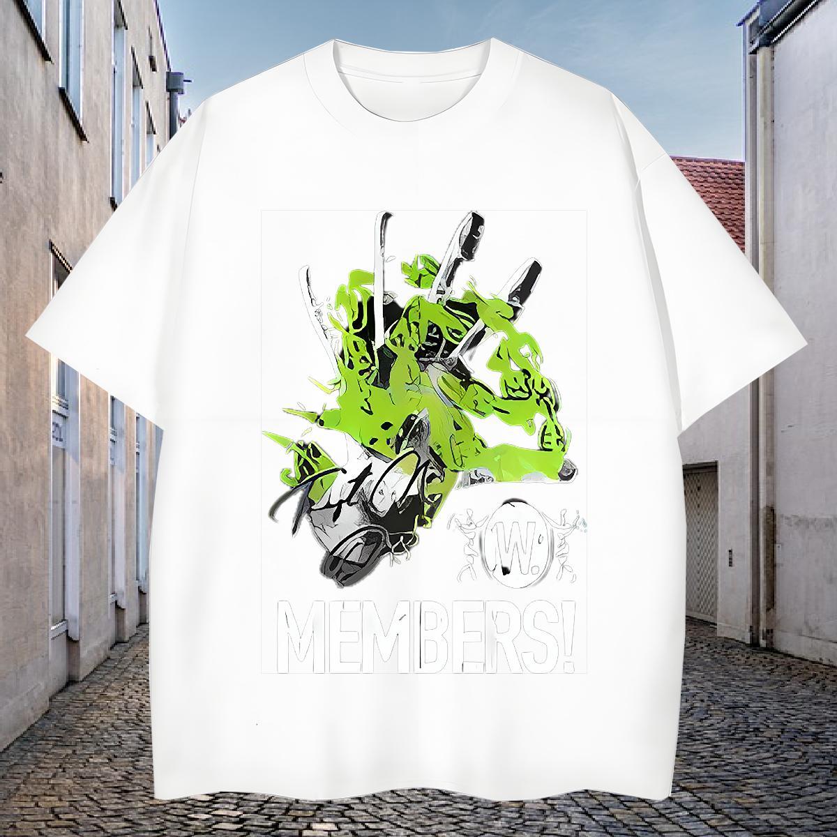 Free Shipping T Shirts Men 230g 100% Cotton letter Daily Outfit Black Oversized Crew Neck Men Tshirts Wholesale Tops