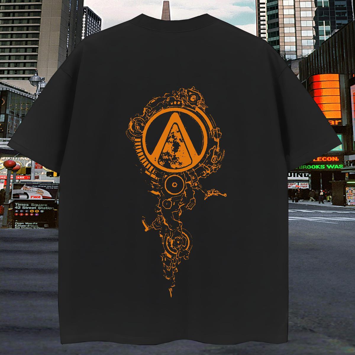 High Quality T shirt 230g Cotton eye of the devil High Street Hip Hop Floral Print Breathable Soft Men Tees 2024 Designer Polos