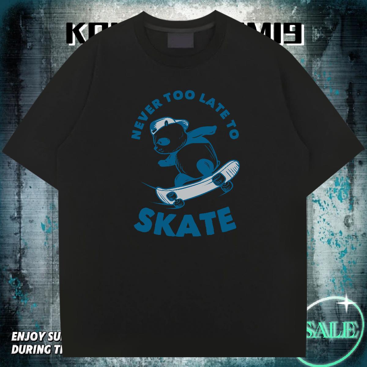 Loose Fit T Shirts Men 230g Pure Cotton letter Sport Black White Breathable Mens Tshirts Customized Tops Shirt