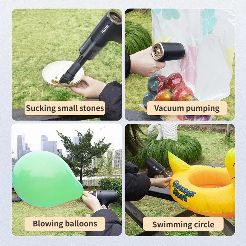 ITU portable car vacuum cleaner 4in1 wireless power supply handheld mini household appliances high suction 120W w240824