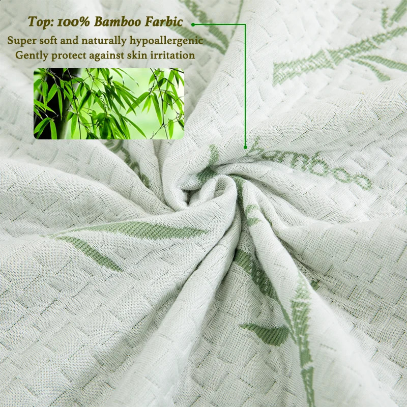 1pc Waterproof Bamboo Mattress Cover Without Pillowcase Cooling Breathable Fitted Bed Sheet With 6-14inches Deep Pocket 240824