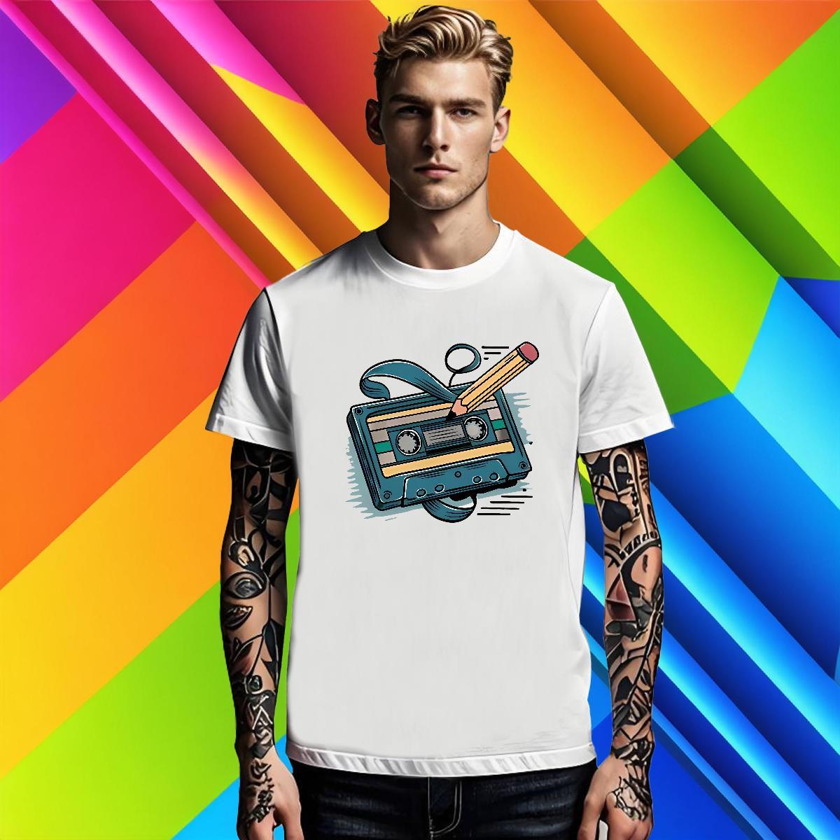 2024 New Men Tshirts radio Outdoor 230g Cotton Top Tees Breathable Crew Neck Cool Design Men T Shirts Custom Big Size