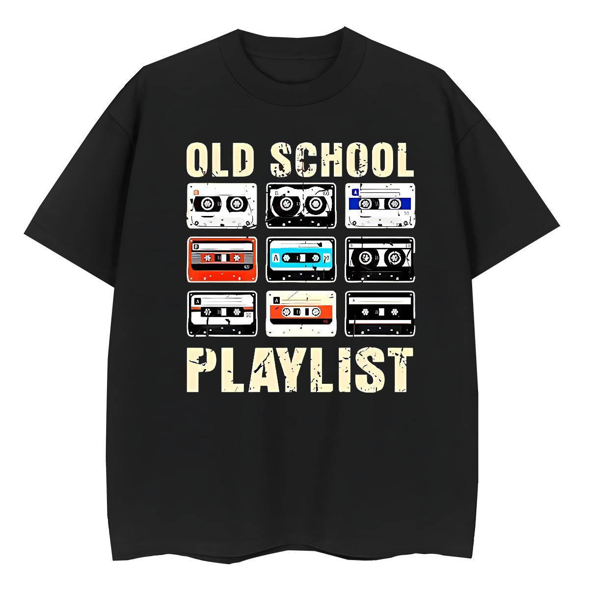 2024 Tshirt for Man Woman radio Casual Daily Wear 230g Pure Cotton Polos Breathable Crew Neck Unisex T-Shirts for Men Black White