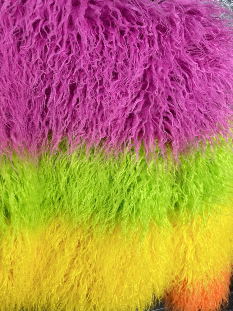 Original n Color Artificial Fur Coat Womens Jacket Fury Winter Factory Direct Sales 240824