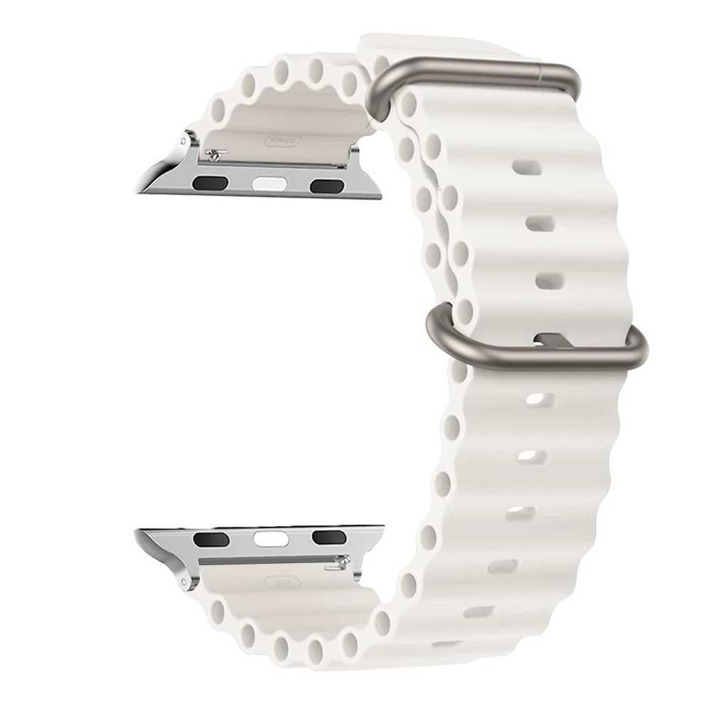 Strap For iwatch Band 44mm 49mm 40mm 45mm 41 38 Accessorie Correa Silicone Bracelet iWatch Ultra 2 serie 7 6 se 8 9 Z240824