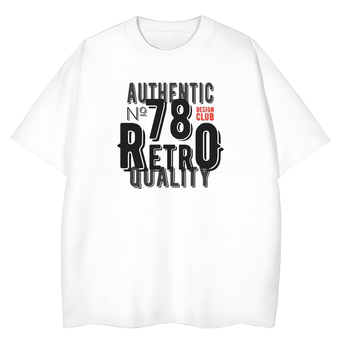 Loose Fit Man T Shirts 230g Pure Cotton letter Summer Casual White Plus Size Short Sleeve O-Neck Tshirts Factory Direct Top Tees