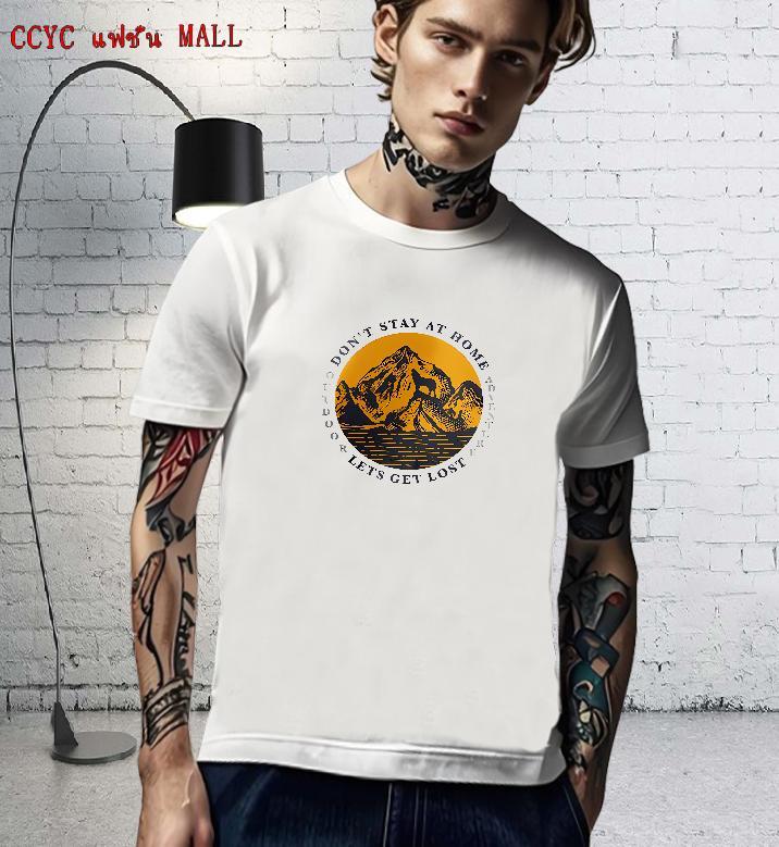 Designer T-Shirts 100% Cotton 230g mountains Beach DIY Breathable Short Sleeve Tshirt for Man Woman Customized Polos