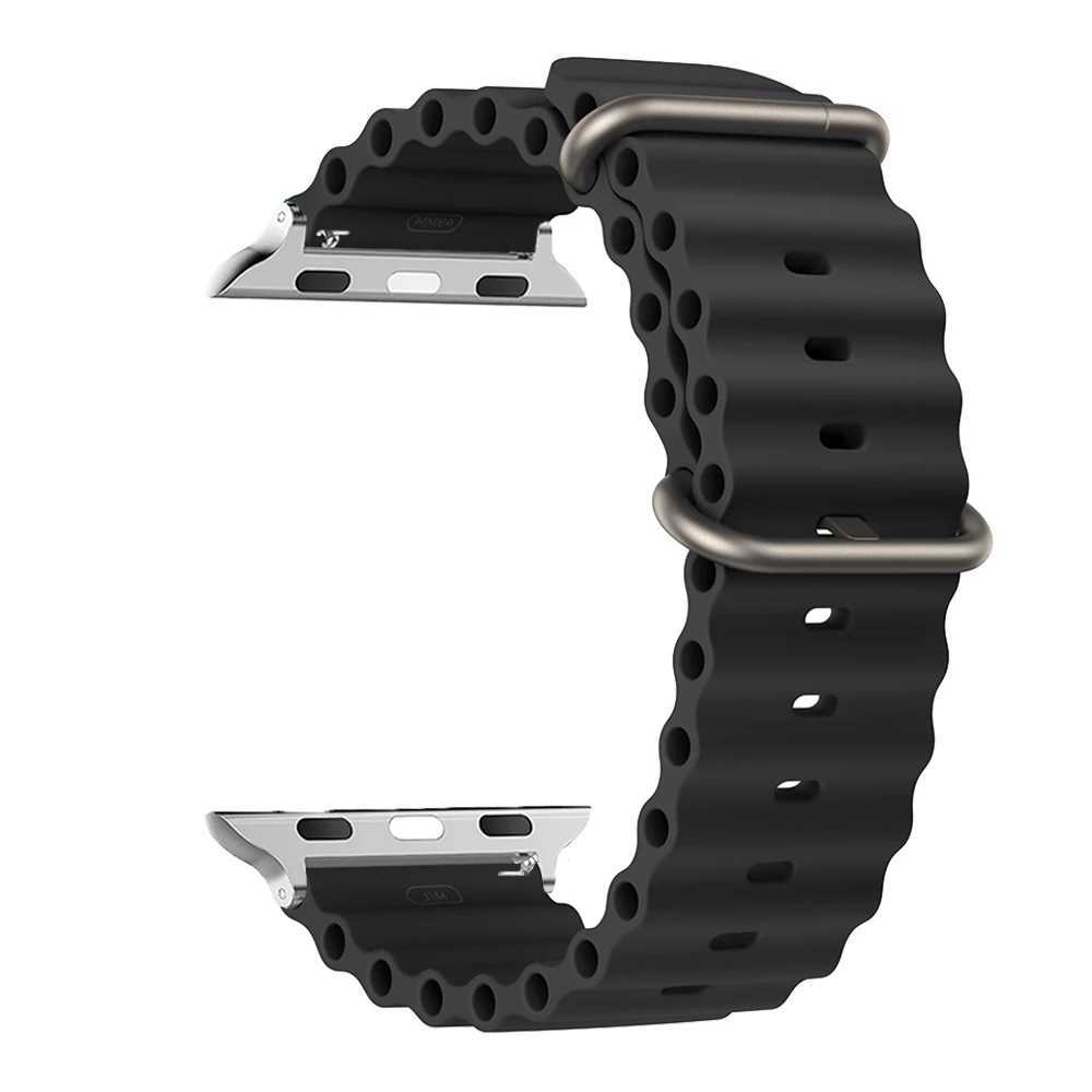 Strap For iwatch Band 44mm 49mm 40mm 45mm 41 38 Accessorie Correa Silicone Bracelet iWatch Ultra 2 serie 7 6 se 8 9 Z240824