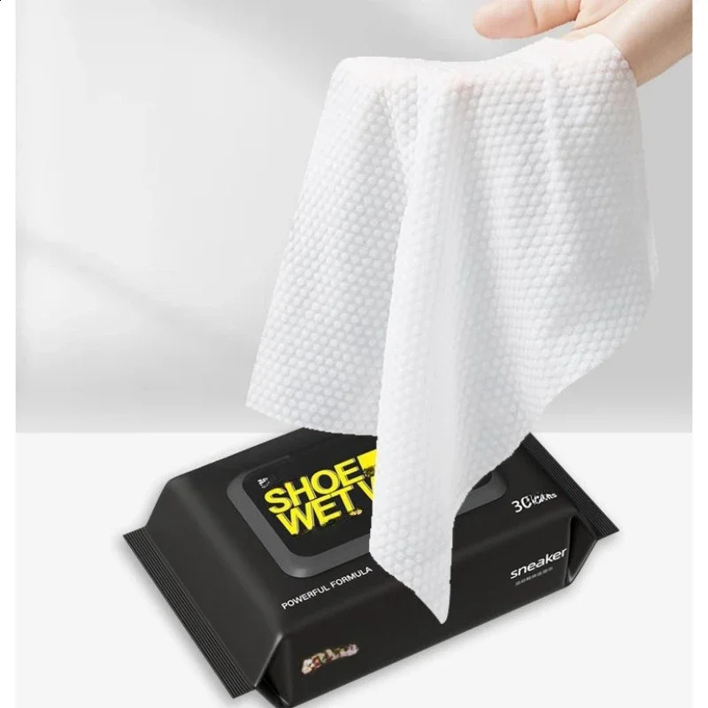 60pcs5 bags disposable shoe cleaning wipes travel portable dust removal shine manual tool 240824