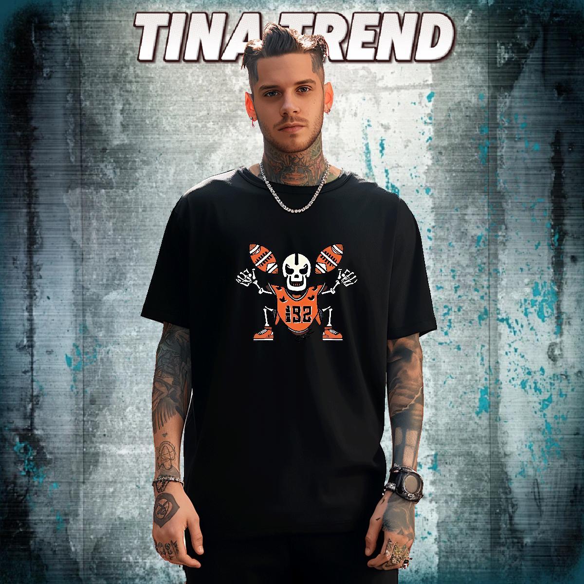 Loose Fit T shirt 100% Cotton 230g skull Summer Casual Custom Printed Breathable Short Sleeve Men Tshirts Classic Casual Tops