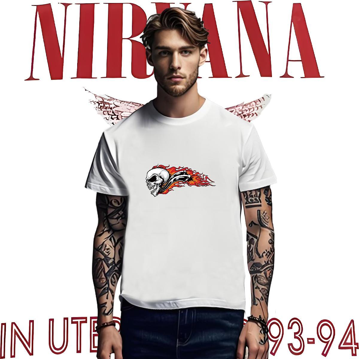 High Quality Men T Shirts 100% Cotton 230g skull Street wear Hip Hop DIY Printed Short Sleeve Soft Men Tees Fashion Designer Polos