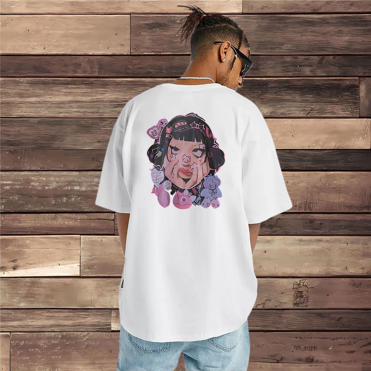 TOP Quality Mens T Shirts 230g 100% Cotton women Street Graphic Breathable Crew Neck Tshirts Factory Direct Tee Shirt
