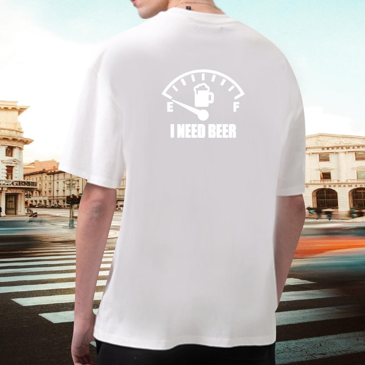 Soft Man T Shirts 100% Cotton 230g letter Outdoor Anime Print Crew Neck Breathable Mens Tshirts New Arrival Clothes