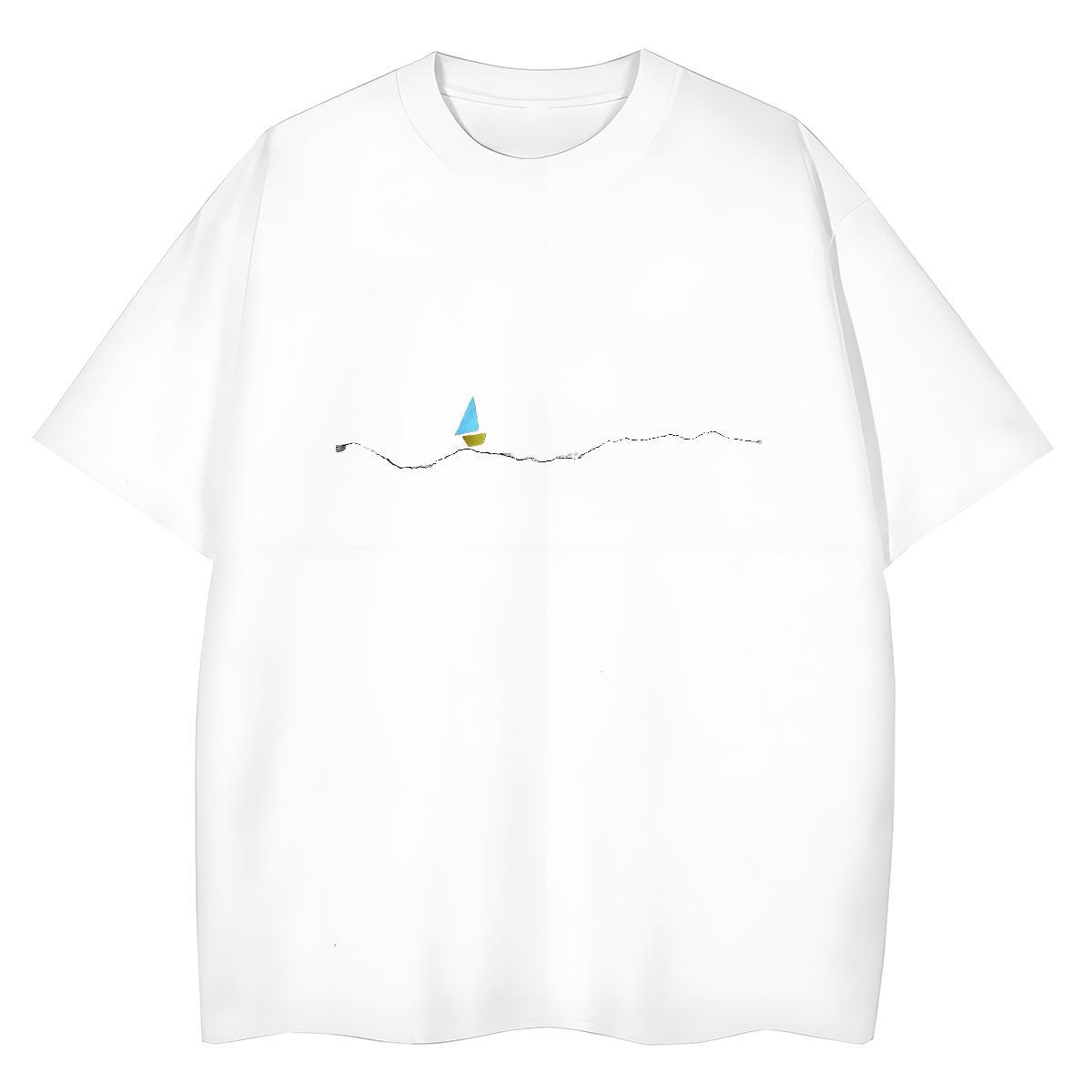 Loose fit Womens Tshirts 100% Cotton 230g icon Street T-Shirts for Women O Neck Short Sleeves Graphic Wear