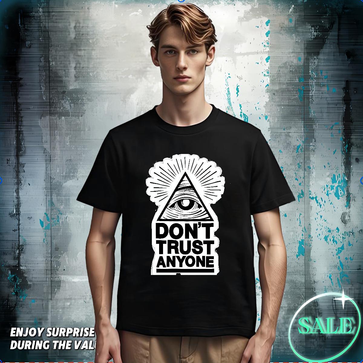Comfortable T Shirt For Man 230g Pure Cotton eye of the devil Casual Daily Wear Custom Print Plus Size Breathable Tshirts Designer Clothes