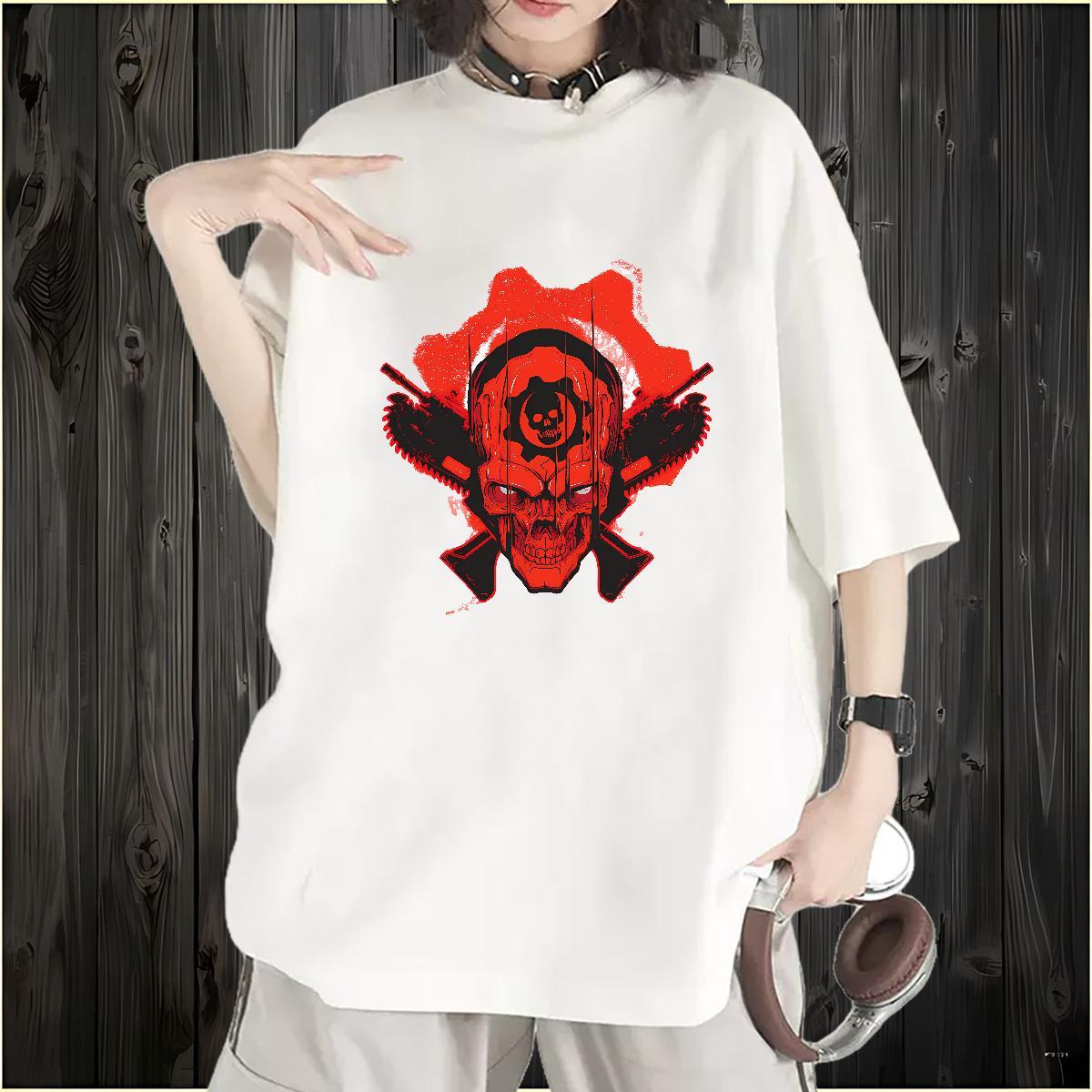 Designer Nice Tshirt for Man Woman 230g Cotton gun Casual T-Shirts for Women Short sleeve Soft Anime Print Tees Shirts