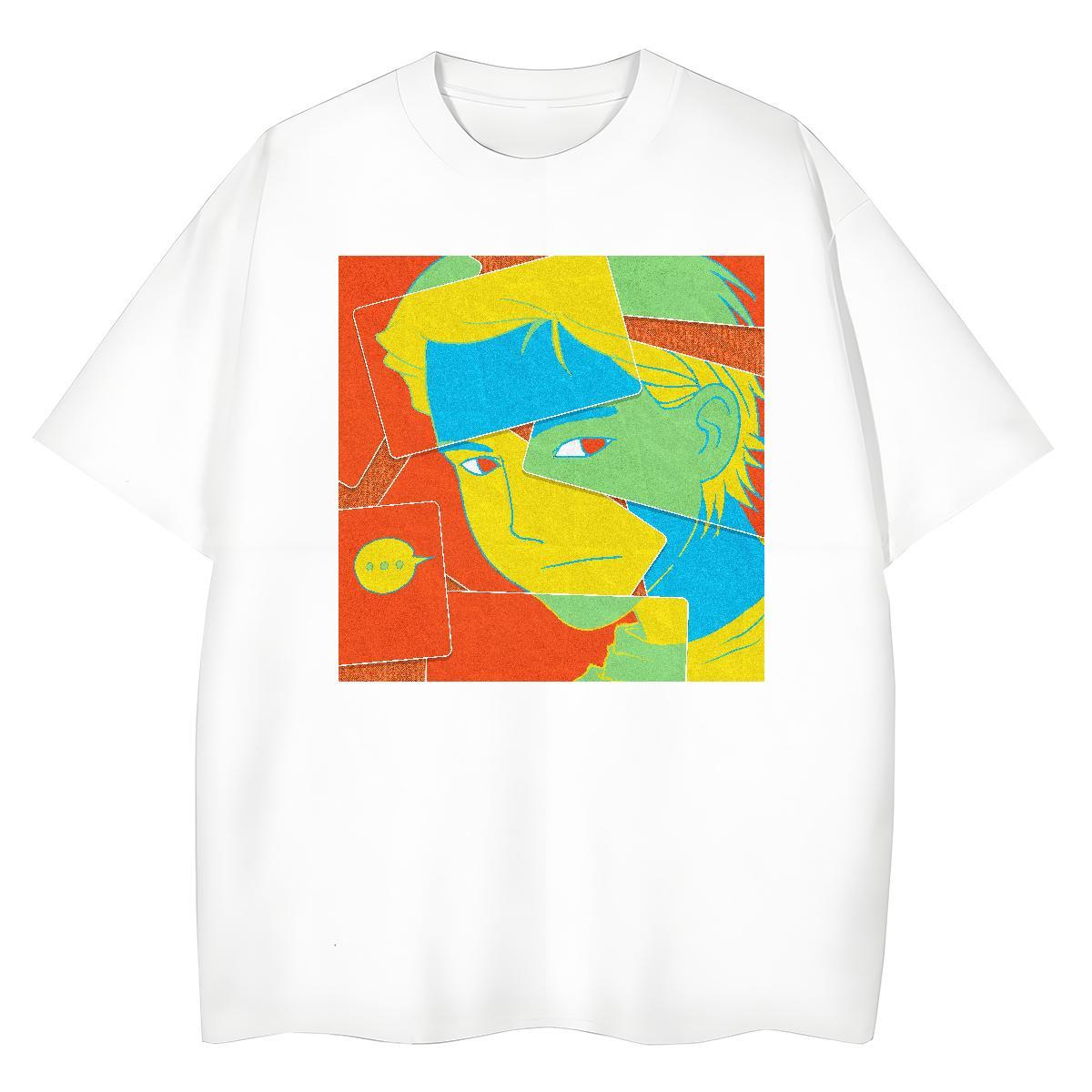 Cool T Shirt For Man 100% Cotton 230g portrait Street wear Hip Hop Customized Breathable Tshirt for Man Woman Factory Direct Clothings
