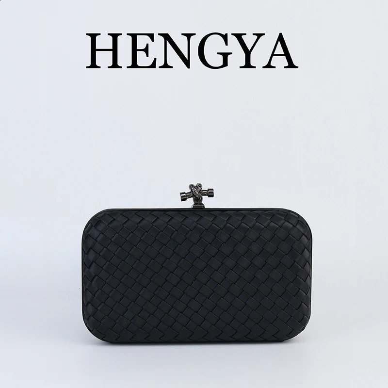 Womens Multipurpose woven Clutch Bag Dyed Fabric Elegant Wedding Banquet Dress Evening Dinner Handbag Crossbody purse with 240824Z