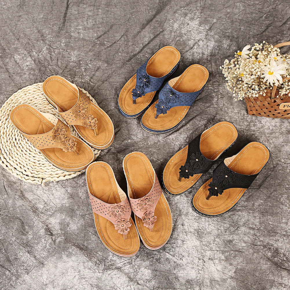 Summer womens flip massage granule slider comfortable beach sandals womens casual shoes home flip bathroom shoes 240823