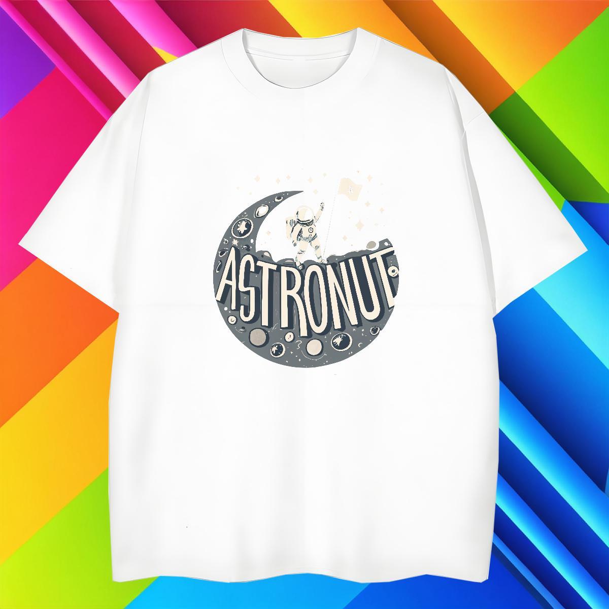Designer T Shirts Men 230g Cotton spaceman Street Wear Oversized 3XL 4XL Short Sleeve Soft Mens Tshirts New Arrival Tees