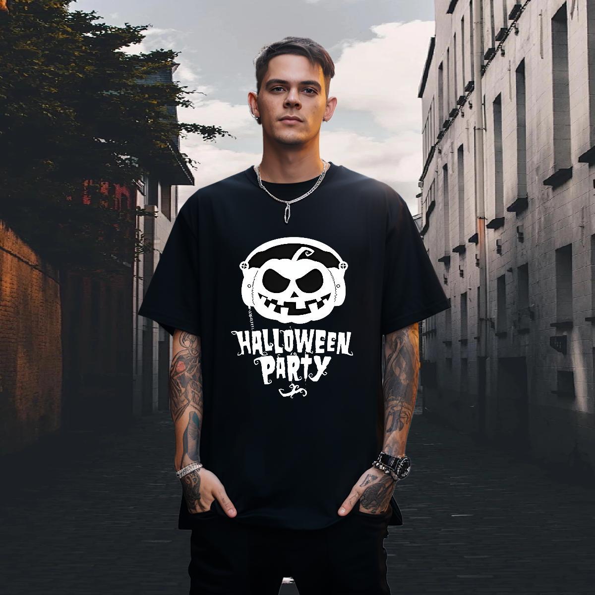 Popular Men T Shirts 100% Cotton 230g skull Anime Printing Street DIY Anime Breathable Short Sleeve Tshirt for Man Woman 2024 Tshirts