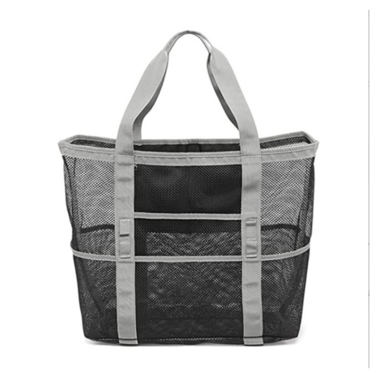 Women Bag Large Capacity Portable Handbag Beach Bag Mesh Bath Bag Travel Beach Bag Free shipping