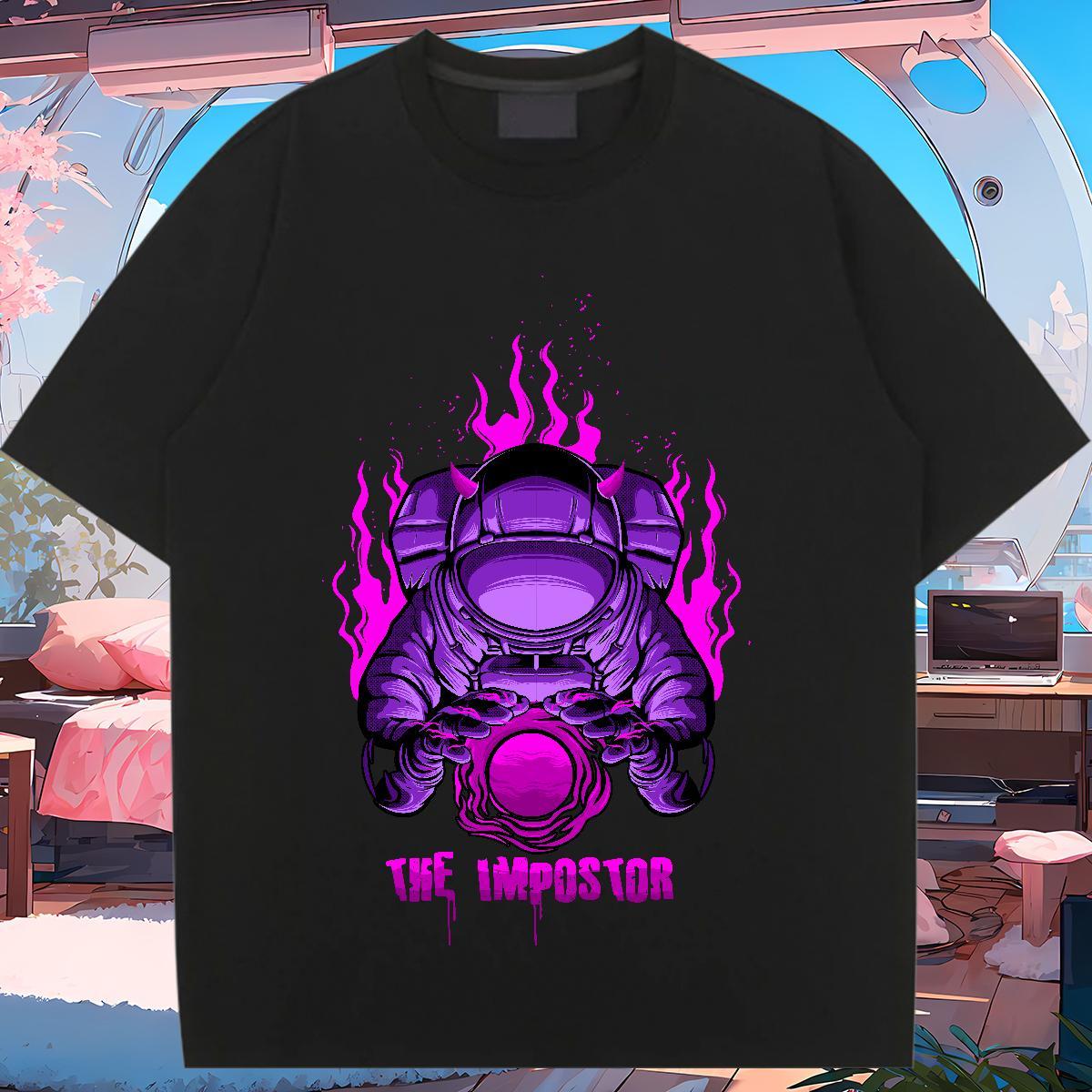 5A Women Tshirts 230g Cotton universe Spring Summer Women T Shirts Comfortable Custom Cartoon Tees Shirts